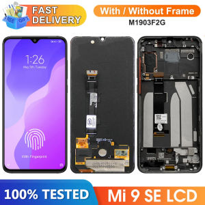 5.97" Mi 9 SE Display Screen Replacement for Xiaomi Mi 9 SE LCD Display Digital Touch Screen with Frame for Mi9 SE M1903F2G