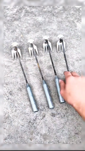 Alat Pencabut Rumput Liar Pencabut Akar Garpu Penyiang Rumput