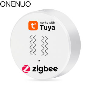 Vibration Sensor with Zigbee function Detection Tuya Smart Life APP Notification Real-Time Motion Shock Alarm History Record
