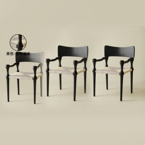 NANGUAHEZI | French Retro Luxury Solid Wood Dining Chair