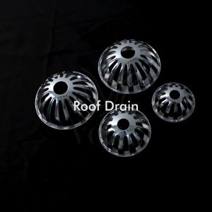 VONE Roof Drain Saringan Talang Air Brass Chrome 2\" 2.5\" 3\" 4\" Inch
