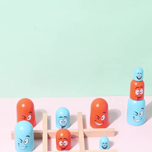 ของเล่นตัวต่อเกม Gobblet Gobblers เกมกระดาน เกมบนโต๊ะ เสริมการเรียนรู้เด็ก