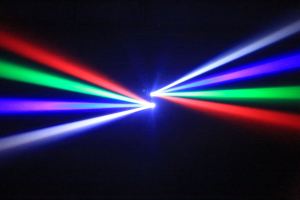 Homemory 50W LED Moving Head Light with RGBW Effects DMX512 Compatible Universal Plug for DJ Disco Party and Stage Lighting