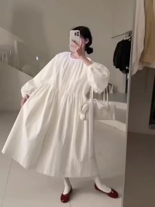 CHOUXIE | French Style Trendy White Dress
