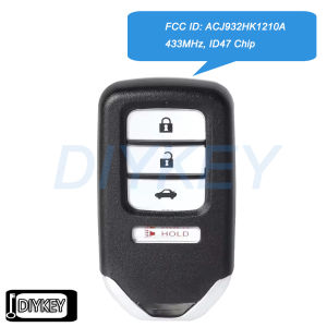 FCC ID: KR5V1X KR5V2X CWTWB1G0090 ACJ932HK1210A ACJ932HK1310A for Honda Accord Civic City 2014-2021 Smart Remote Car Key Fob