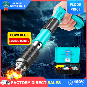 【Power Tools】Nail Guns Manual Steel Nails Gun with Box Tool Set Concrete Rivet Steel Gun Punch Nail