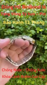 Đồng hồ cặp nam nữ Binbond dây kim loại xem lịch tuần lịch ngày sang trong  bảo hành 12 tháng