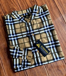 Kemeja Panjang Kotak Bahan Katun Adem Slimfit Body Outfit Casual