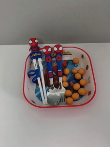 Children Tableware Set 304 Stainless Steel Spoon Fork Training Chopsticks with Box Baby Cartoon Food Supplement