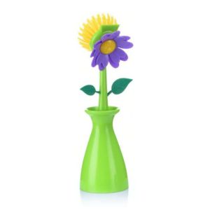 Sikat Pembersih Serbaguna Model Bunga Matahari Sun Flower Multifungsi Brush