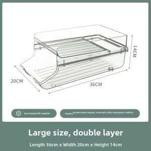 BANGJIAYI | Drawer-style Can Drink Organizer for Refrigerator