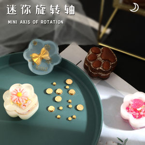 Handmade DIY Rotate Gyro Epoxy Stylish Cats Paw Jewelry Good Luck Comes High Speed Rotate Bearing Central Shaft