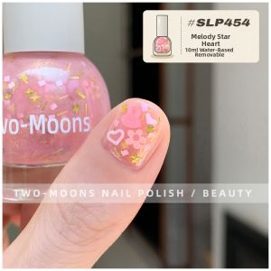 CHUBEISHI | Water-based Removable Safe Non-glitter Nail Polish for Girls