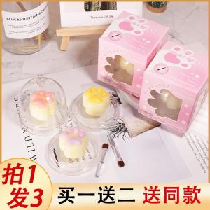 Son Môi Đổi Màu Theo Nhiệt Hình Móng Vuốt Mèo Hai Trong Một Không Thấm Nước Dưỡng Ẩm Lâu Trôi Dành Cho Trẻ Em Son Môi Trẻ Em