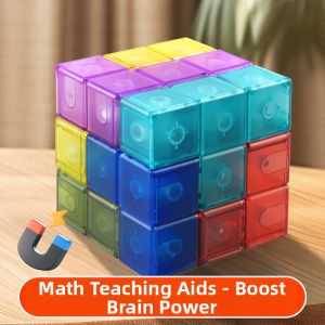 OUKUMAN | Magnetic Cubic Rubiks Cube Brain Building Toy