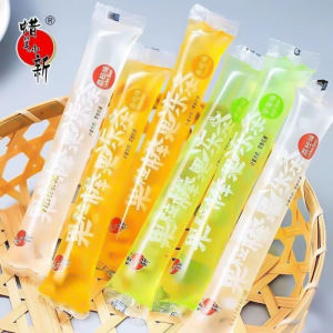 Strawberry Watermelon Grape Flavored Jelly Snack 45G Summer Fruit Flavor Jelly Stick Cartoon Character