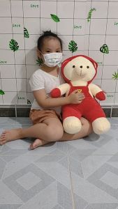 (TẶNG GẤU BÔNG NHỎ) ĐỒ CHƠI GẤU BÔNG TEDDY ÁO NÓN DỄ THƯƠNG ĐÁNG YÊU TẶNG Ý NGHĨA