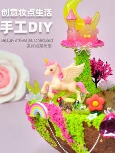 Creative Candlestick Miniature Scenery Diy Magic Storage Box Handmade Toy Adult Activity Warm-Up Handmade Gift Parent-Child