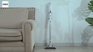 MIUI เครื่องทำความสะอาดแบบไร้สายแท่งดูดฝุ่นทำความสะอาดน้ำหนักเบาเครื่องทำความสะอาดแบบไร้แปรงถ่านแรงดูดความเร็ว2สปีดเลเซอร์ส่องสว่าง3-In-1มือถือสำหรับพื้นไม้เนื้อแข็งพรม & ขนสุนัข