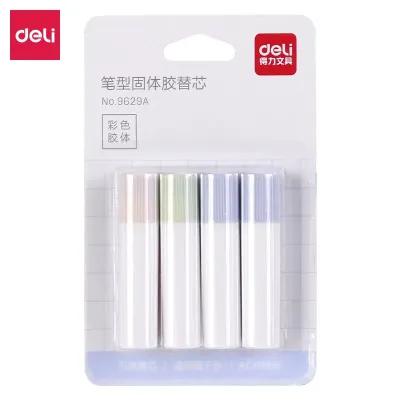 deli | DELI Pen Style Glue Stick High Viscosity Glutstick Solid Glue Paper Sticker Stationery Office Supplies