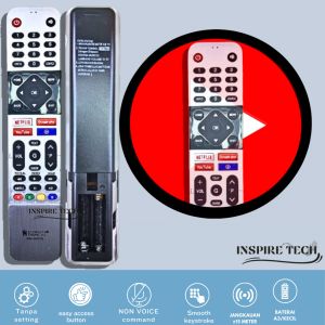 Remot Remote Smart Coocaa TV LED/LCD Dus Type RM-465TR Android Smart TV LED