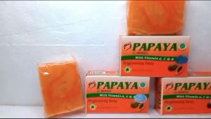 {3pc} PAPAYA Brightening Soap by MAMAYA - Sabun Batang Papaya 70gr & 135gr