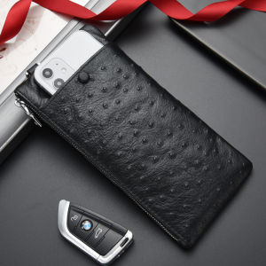 Wallet Mens Long Type Zipper Vgenuine Leather Wallet Men Clutch Bag Soft Leather Phone Bag Wallet Tote