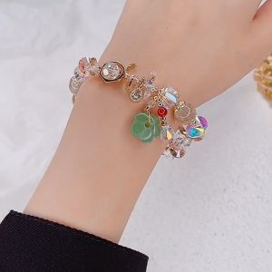 O-KAY Gelang Wanita Batu Kristal