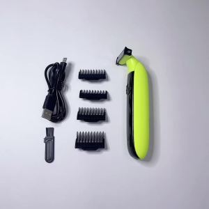 Máy Cạo Râu Điện Chuyên Nghiệp Dành Cho Nam Giới Không Dây Sạc USB Máy Tỉa Râu Dao Cạo Mặt Máy Cạo Lông Toàn Thân Với Lưỡi Dao Bằng Thép Không Gỉ