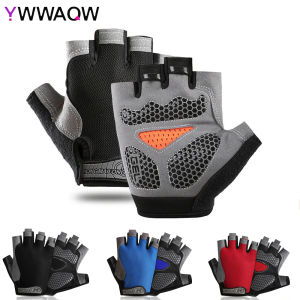 Sport Half Finger Cycling Gloves For Men Women Breathable Anti-slip Bike Bicycle Gloves Summer Gym Yoga Training Hand Gloves