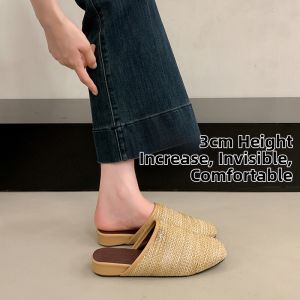 ZHENMO | French Vintage Design Woven Mules