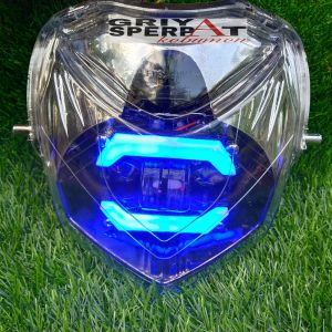 REFLEKTOR LAMPU DEPAN HONDA REVO 11O LAMA DAYMAKER LED