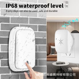 Wireless chimes doorbell Pagers Wireless Doorbell Home gate doorbell without battery waterproof Operating distance 150 meters 38 ringtones