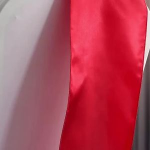 Satin Sash Bow Tie Self-Tie Wedding Decoration Chair - Shiny Look Luxury for Birthday Party Festival Hotel Holiday Dining Room