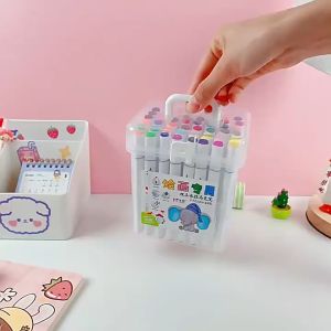 Double-ended Watercolor Pen Marker Student School Painting Supplies Stationery Various Colors Set