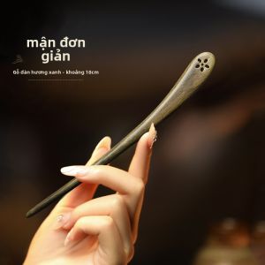 Bàn Cờ Tóc Bằng Gỗ Hồng Đào Phong Cách Trung Hoa Cổ Điển Phụ Kiện Tóc Nữ Cao Cấp Cho Trang Phục Thường Ngày Và Trang Điểm Đầu