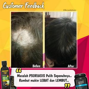 LULUS KKM_ ORIGINAL HSF NATURALS CONDITIONING SHAMPOO SERUM & OCEANIC SET RAWATAN RAMBUT BERKESAN