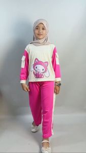 SETELAN ANAK PEREMPUAN LUCU CUTE KIYOMI 2-13 TAHUN GL FASHION