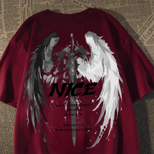 Áo Thun Cotton Nguyên Chất Tay Ngắn in Hình Cánh Tay Trắng Mùa Hè Thường Ngày Thoải Mái Đa Năng Áo Thun Cổ Tròn Tay Ngắn Mùa Hè