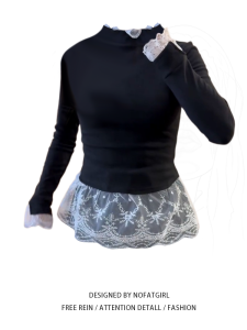 plus Size Womens Fleece Lined Base Shirt Layering Slimming Ballet Style Top for Autumn Winter Rectangular Apple Pear Body Types