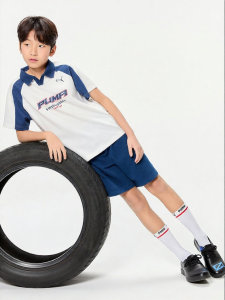 PUMA | Children Summer Short Sleeve Racer-style Suit