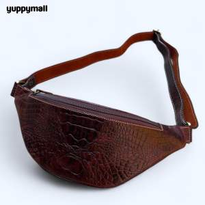 กระเป๋าสะพาย คาดอก คาดเอว หนังวัวเเท้ 100% Crossbody Bag : Real Leather ไซส์เล็ก