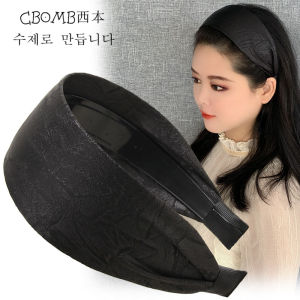 Phụ Kiện Tóc Kiểu Pháp Màu Đen Cao Cấp Có Răng Cưa Che Giọt Nước Ngoài Trời Chống Bạc Tóc Dây Buộc Tóc Trang Sức Thời Trang