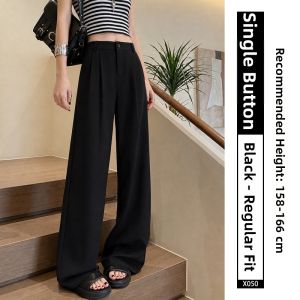 XIANYIJIAO | Thin Summer Loose Wide Leg Trousers with Draping