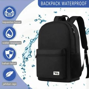Tas Pria Backpack Pria Waterproof 0088 Tas Sekolah Tas Kuliah Ransel Laptop Winner