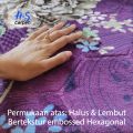 Karpet Malaysia ukuran 95x140 cm (Small) halus, lembut & lebih tebal. 