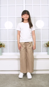 Celana Kulot Skena Anak Perempuan Panjang Tanggung/Remaja Cewe Model Polos Kargo 5 - 12 tahun Celana Anak Perempuan bahan Katun Premium