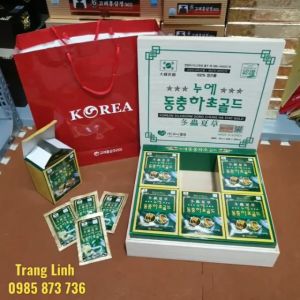 Đông trùng hạ thảo Hanil hàn quốc nội địa hộp 60 gói x 30ml - Tăng thể lực phòng ung thư tranglinh