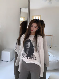 Orange Tree Where Beautiful American Style Long Sleeve T-Shirt Women Summer Lightweight Air Conditioning Casual Slimming Cover up Top