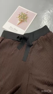 **FREE SIZE SELUAR PANJANG PALAZZO GETAH DI PINGGANG (LW736)